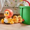 Crawling Ducks Toy Interactive Walking Duck for Kids Children Girls Boys Yellow with 2