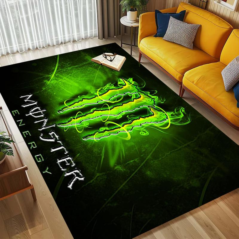 Monster Energy Living Room Nonslip Area Rug Soft Carpet For Bedroom Game Playroom Sofa Office Home Decor Doormat Christmas Gift C9291423