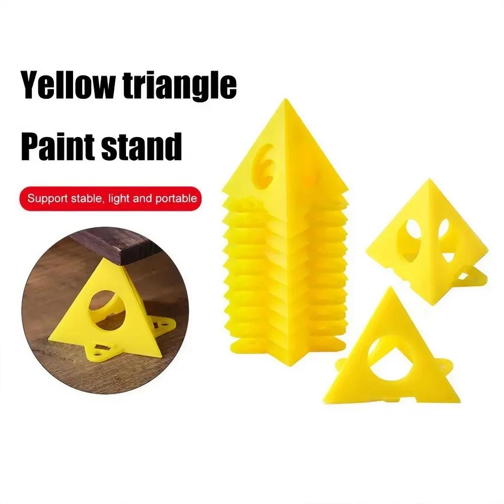 10PCS Triangle Spray Painting Powder Coating Wood Board Support Stand Foot Pad Plastic Cone Woodworking Paint Stand Art Supplies