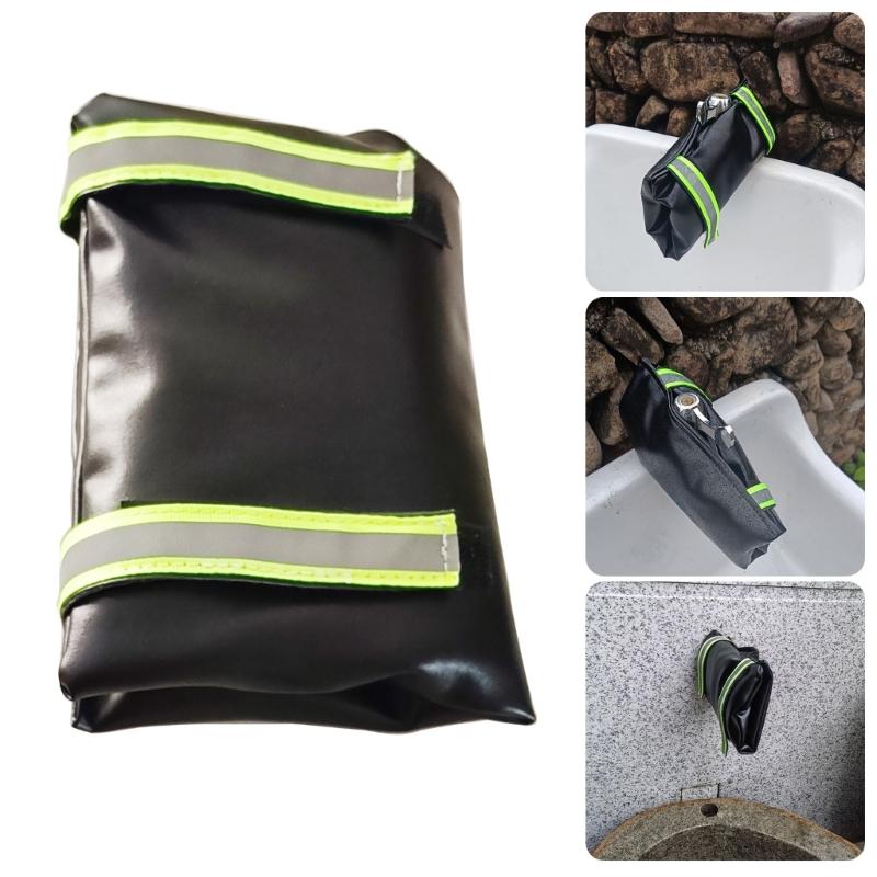 2Pcs Durable Leather Faucet Covers for Winter Protect Practical Water Spigot Insulated Wraps for Garden and Patios