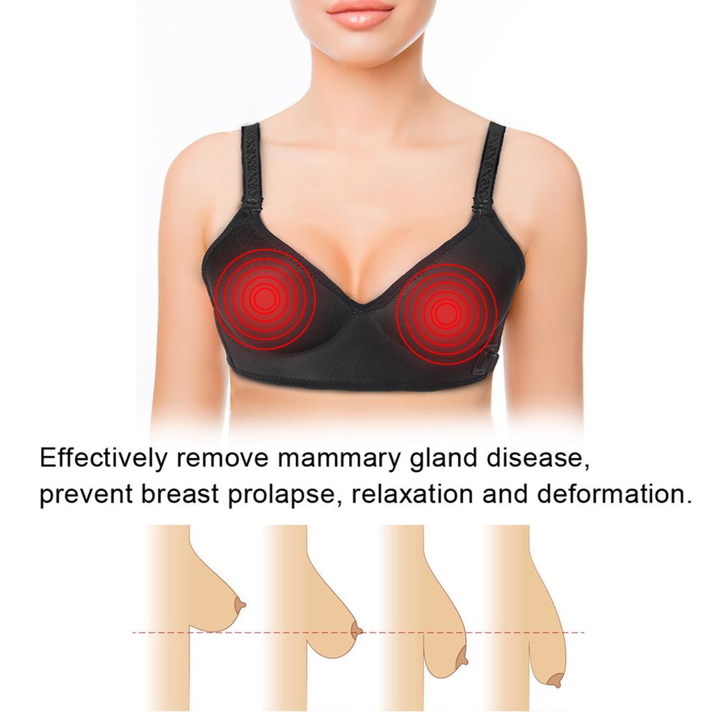 Electric Breast Massage Bra Vibration Chest Enlargement Stimulator Enhancer