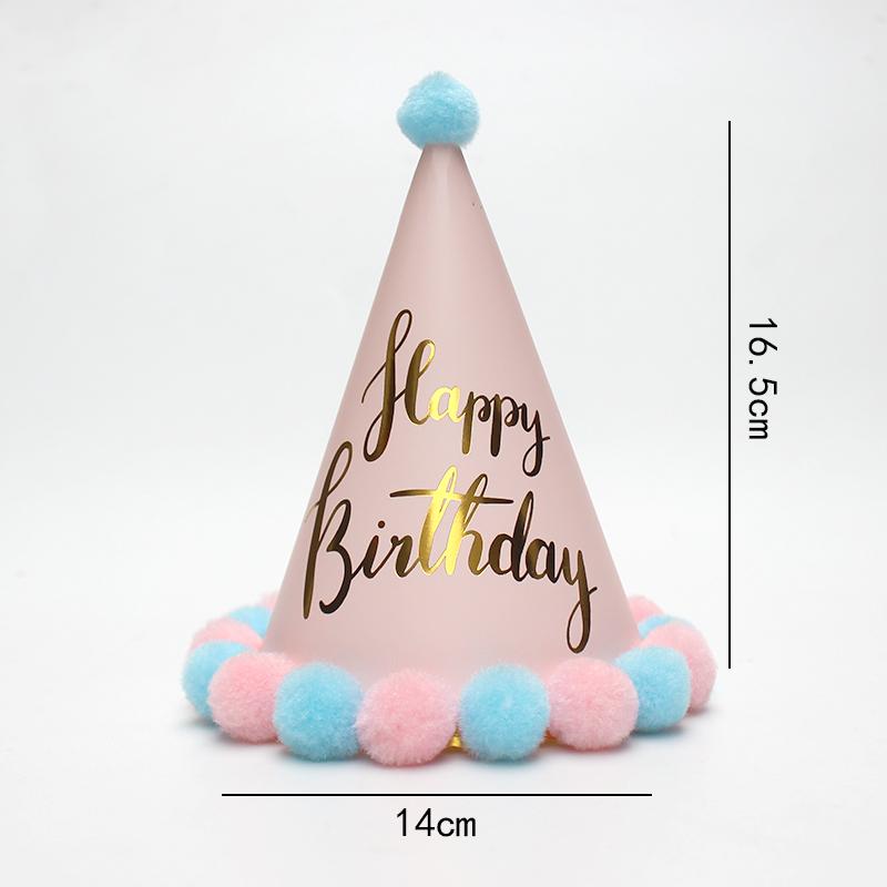 Romantische roségoldene Pelzmütze Göttin Geburtstagshut Geburtstagshut Frische Party Kinder Erwachsene