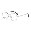 Danyang Ultra-Light Retro Square Metal Myopia Glasses Frame for Large Faces - Fashionable Polygonal Design, Slimming & Prescription-Ready