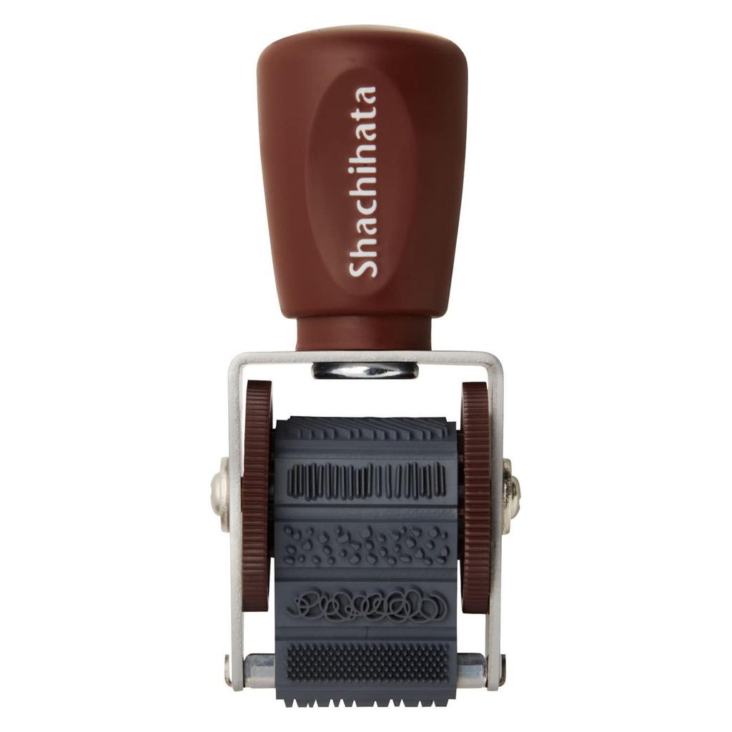 Shachihata Rotating Decoration Stamp Mini Rough Pattern NRD-15A3