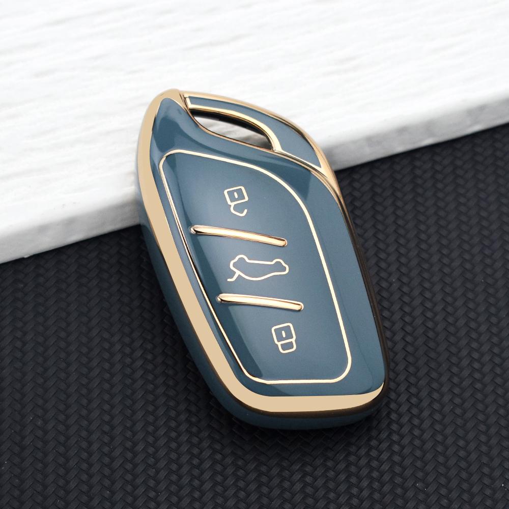3 Buttons Car Key Case Protector For Mg4 Ev Mg5 Mg6 Mg Hs Zs Ev Gt Zx For Roewe I5 Rx5 Erx5 I6 Rx3 Rx8 Soft Tpu Key Fob Cover