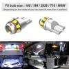 2 Stück W5W T10 LED-Lampen CANBUS Kein Fehler 9SMD 3020 LED-Chips 194 168 Auto Innenraum Seitenlicht Auto Karten-Deckenleuchten Kennzeichenleuchte 6000K Weiß 12V 24V