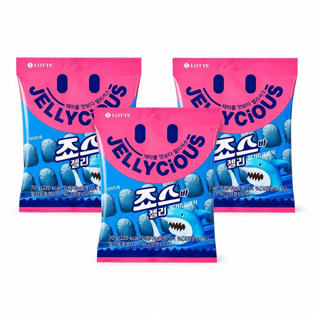 Lotte Shark‑Shaped Gummy Candy 70g