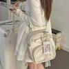 New Y2K Ita Carry Carrier Sweet Girls Transparent Bag Style Ladies' Spacious Casual Tote Bag DIY Display Handbag Rucksacks