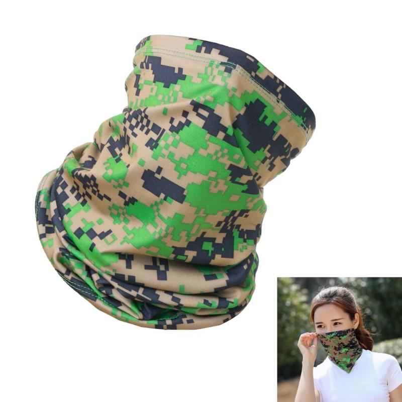 6PCS Stretchable Sun Protective Face Cover For Cycling Hiking Skiing Breathable Sunshade Mask for Outdoor Activity