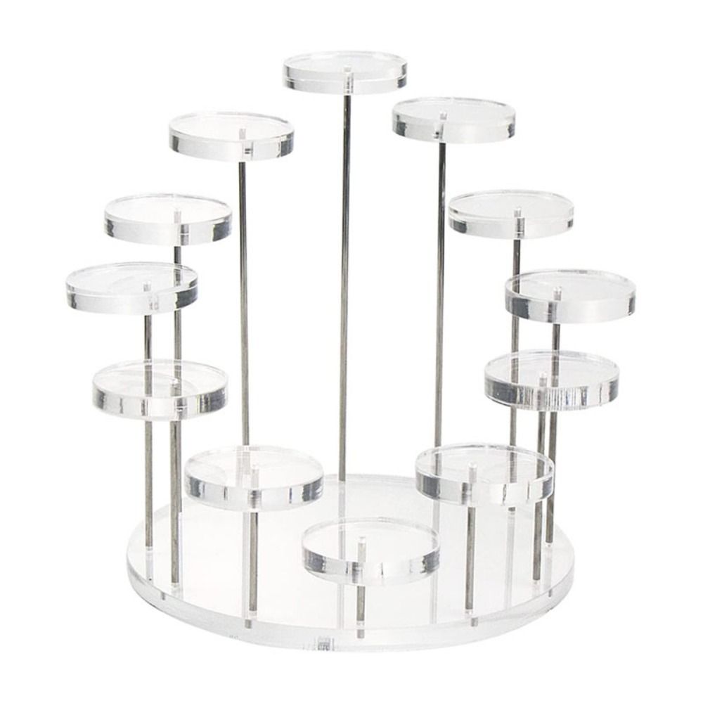 

Acrylic Rings Show Case Solid Colored Jewelry Packaging Holder Jewelry Storage прозрачный