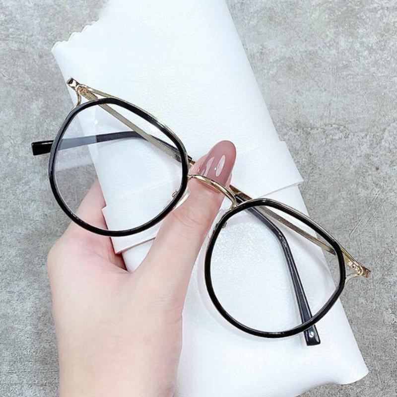 

Розовая оправа из розового золота Линзы для близорукости Очки-кошачий глаз по рецепту Женские Мужские Металлические Очки для близорукости 0 -0.5 -1.0 -1.5 До -6.0 0