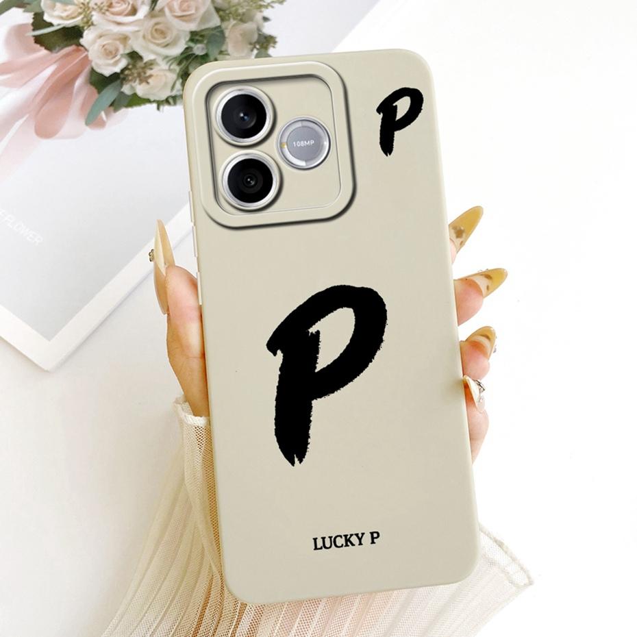 New Fashion Letter Phone Case For Honor 600 Lite 5G Honor600 Soft Silicone Cases For Honor 600 600Lite Shockproof Covers Bumpers