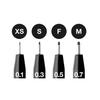 Faber-Castell Pitt Artist Color Pen Set - Pack of 4, XS, S, F, M