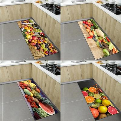 Bedroom Children Living Room Decoration Corridor Bathroom Non-slip Rug Fruit Pattern Kitchen Home Door Mat