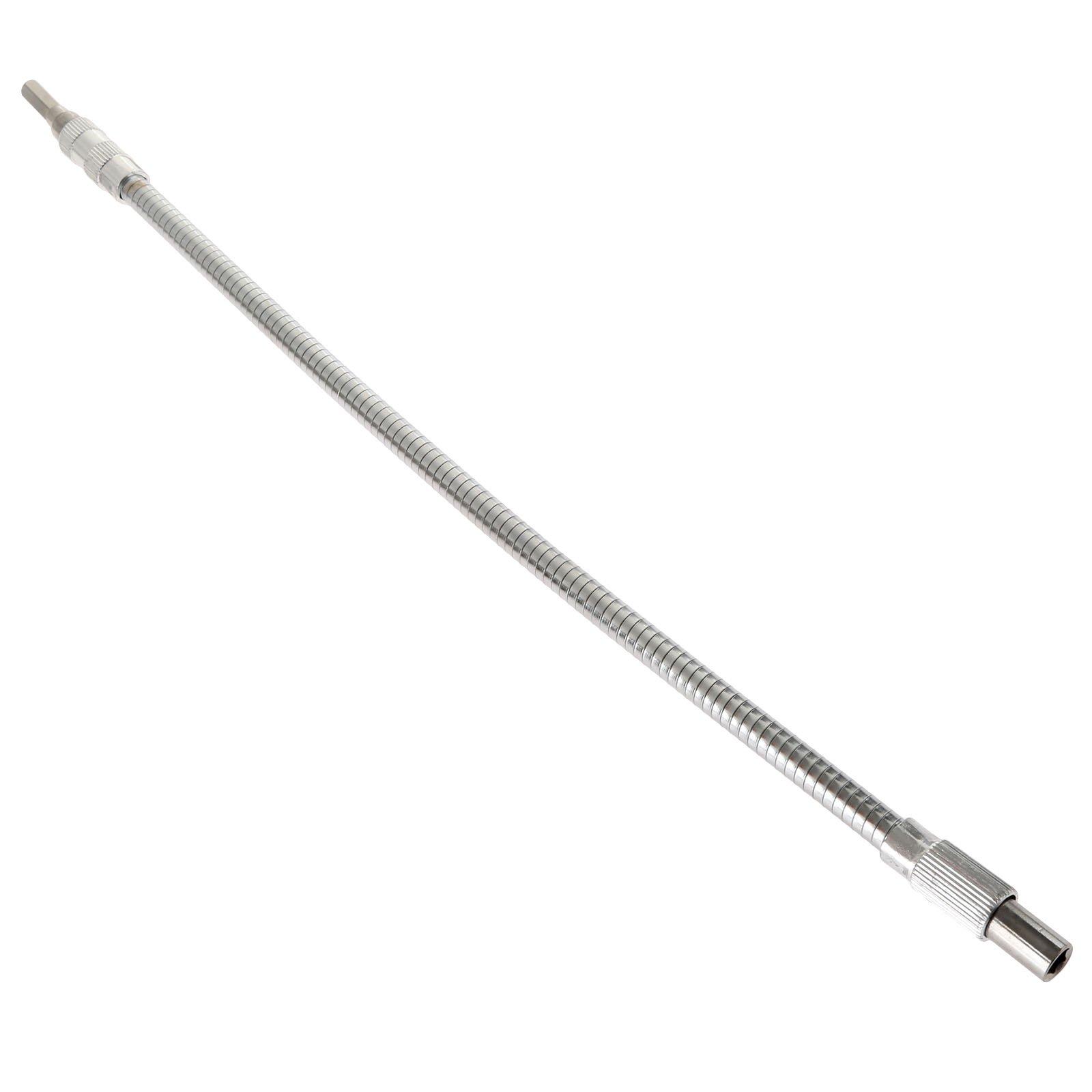 

Flexible Shaft Electric Hexagonal Driver Drill Connection Holder Silver 40cm