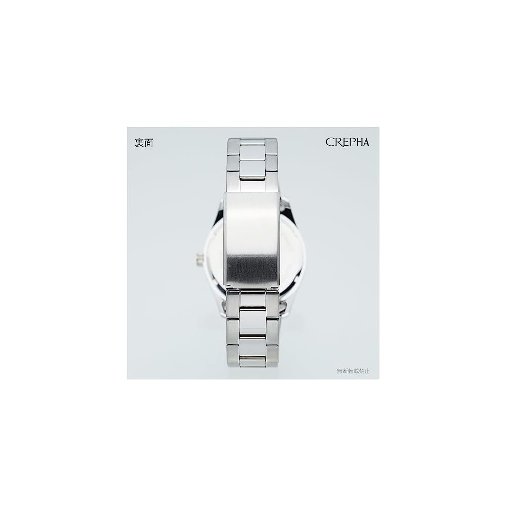 Crepha Analog Men's Waterproof Watch Metal Band Silver SV-AM266-BKS