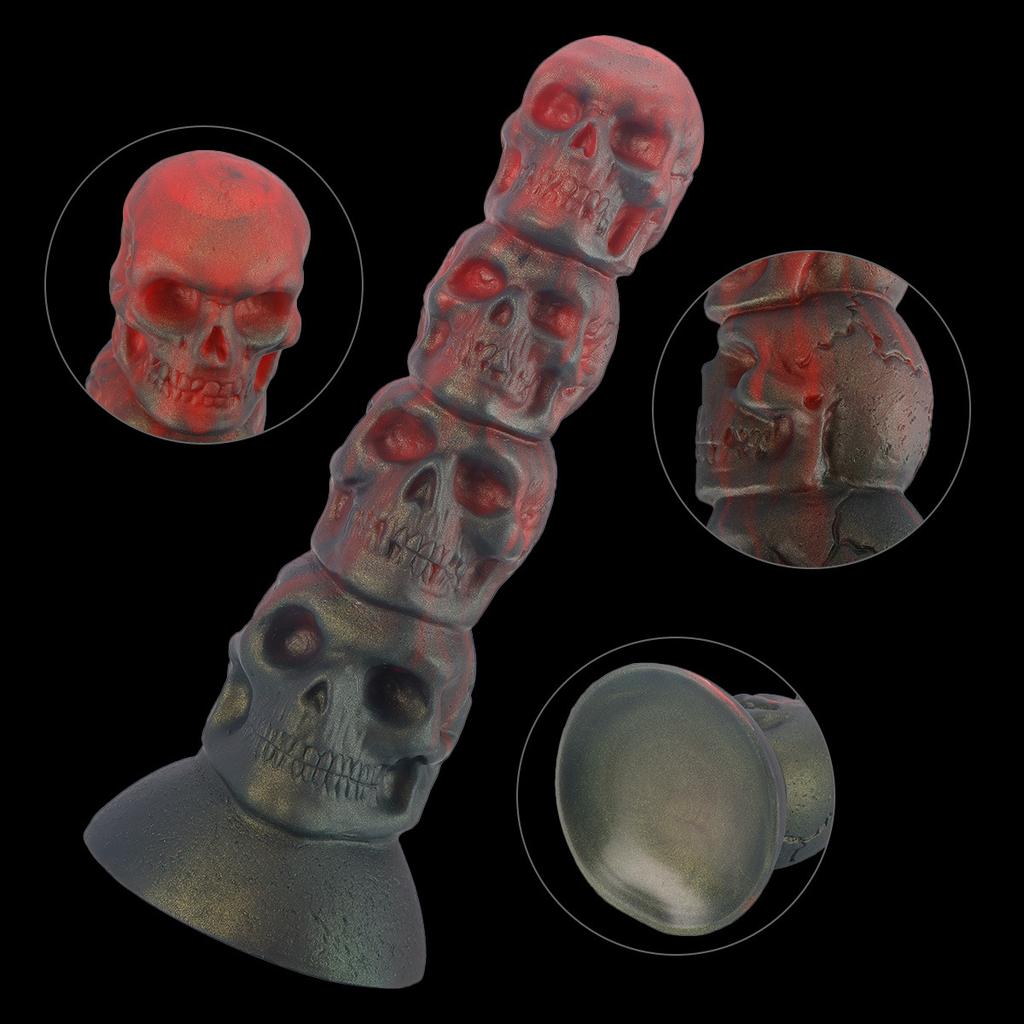 Halloween Pumpkin Skull Butt Plug Special-Shaped Alternative Back Court Men and Women Masturbation Climax Sex Toys