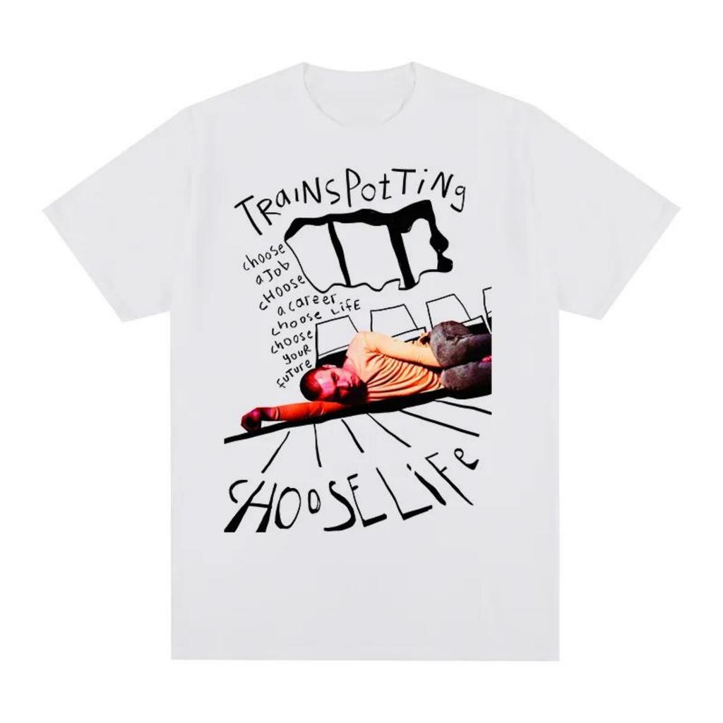 Trainspotting Vintage T-shirt Creative Birthday Gifts Streetwear Y2k Hip Hop Cotton T Shirt New TEE TSHIRT Womens Tops