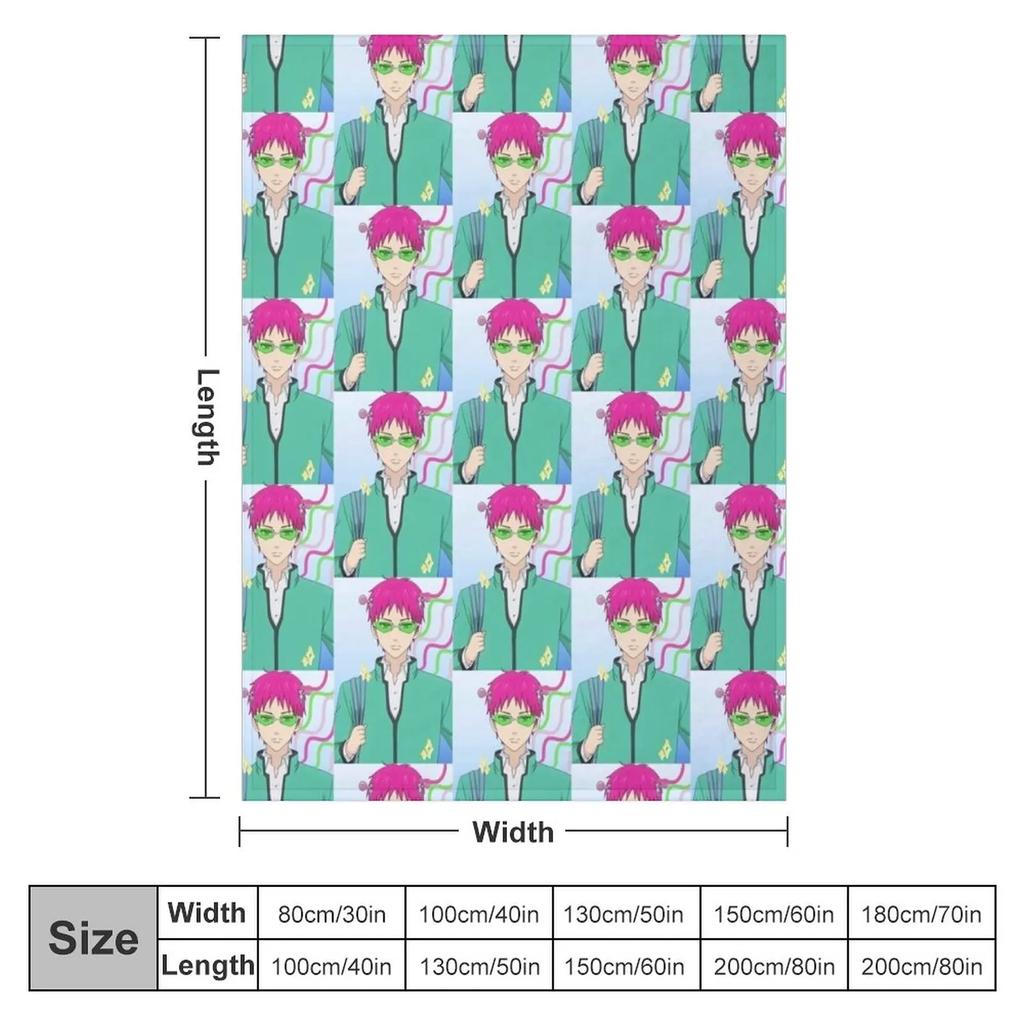 Saiki K anime. Throw Blanket Designer Blankets Thin Blanket Multi-Purpose