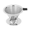 Coffee Dripper Stainless Steel Reusable Pour Over Coffee Dripper for Backpacking TravelingModel 01