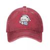 Dudu Sleep Unisex Women Baseball Caps Panda Bear Distressed Denim Hats Cap Vintage Outdoor Summer Adjustable Fit Sun Cap