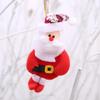 Ornements de Poupée Peluche de Noël Père Noël Bonhomme de Neige Arbre de Noël Accessoire de Décoration DIY pour la Maison Noël Nouvel An Fête à la Maison Cadeau pour Enfants