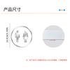 Bathroom Door Decoration 1mm Acrylic Wall Sticker Bathroom Logo Door Sticker Wall Layout Sticker