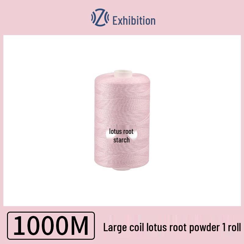 Polyester Sewing Thread - 1000 Yards for Garments & Crafts, Assorted Colors, Small Spool