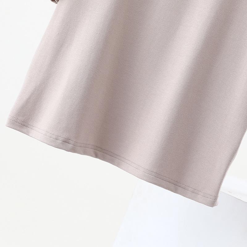 Women's Slimming 5-Sleeve Round Neck T-Shirt - 2024 Spring/Summer Fashion