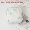 Heart Pattern Travel Makeup Bag With Breathable Cotton For Women And Men