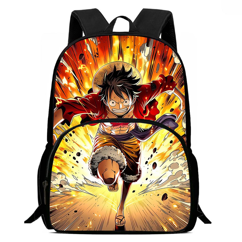 15 Inch One Piece School Backpack Durable Lightweight Unisex Daypack with Front Pocket for Boys Girls Age 6-10 Daily Outdoor Use