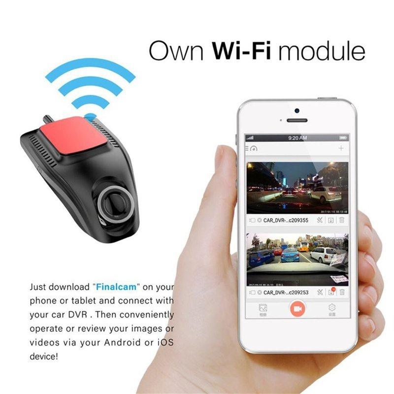 Vehicle Useful Accessories Small Eye Dash Cam Car DVR Recorder Camera with Wifi Full HD 1080p Video