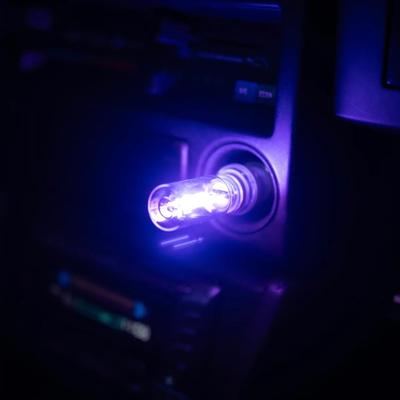 USB Car Interior Car Lattre Light, Light, Illumination, Accessories, (Purple)