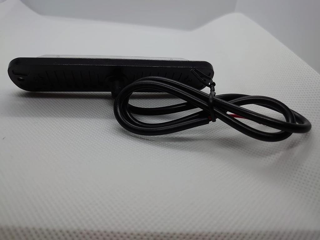 Daylight LED, Set of 2, for Cars, /24V, Thin, 6000K, Waterproof, Dustproof, Shockproof, Compatible with Car Inspections, General Purpose (White)