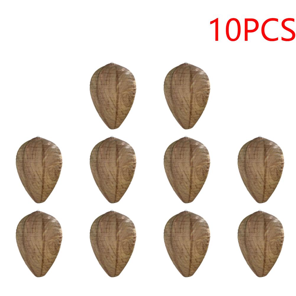 5-10 db Darázsfészek Csali Lódarázs Riasztó Vízálló Nem Mérgező Hamis Fészek Méh Csali Méhkas Lámpások Terasz Kert Riasztó Csapda