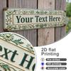 Vintage Custom Metal Sign DIY Plaque Wall Decor Gate Door Fence Porch Yard Decoration Only
