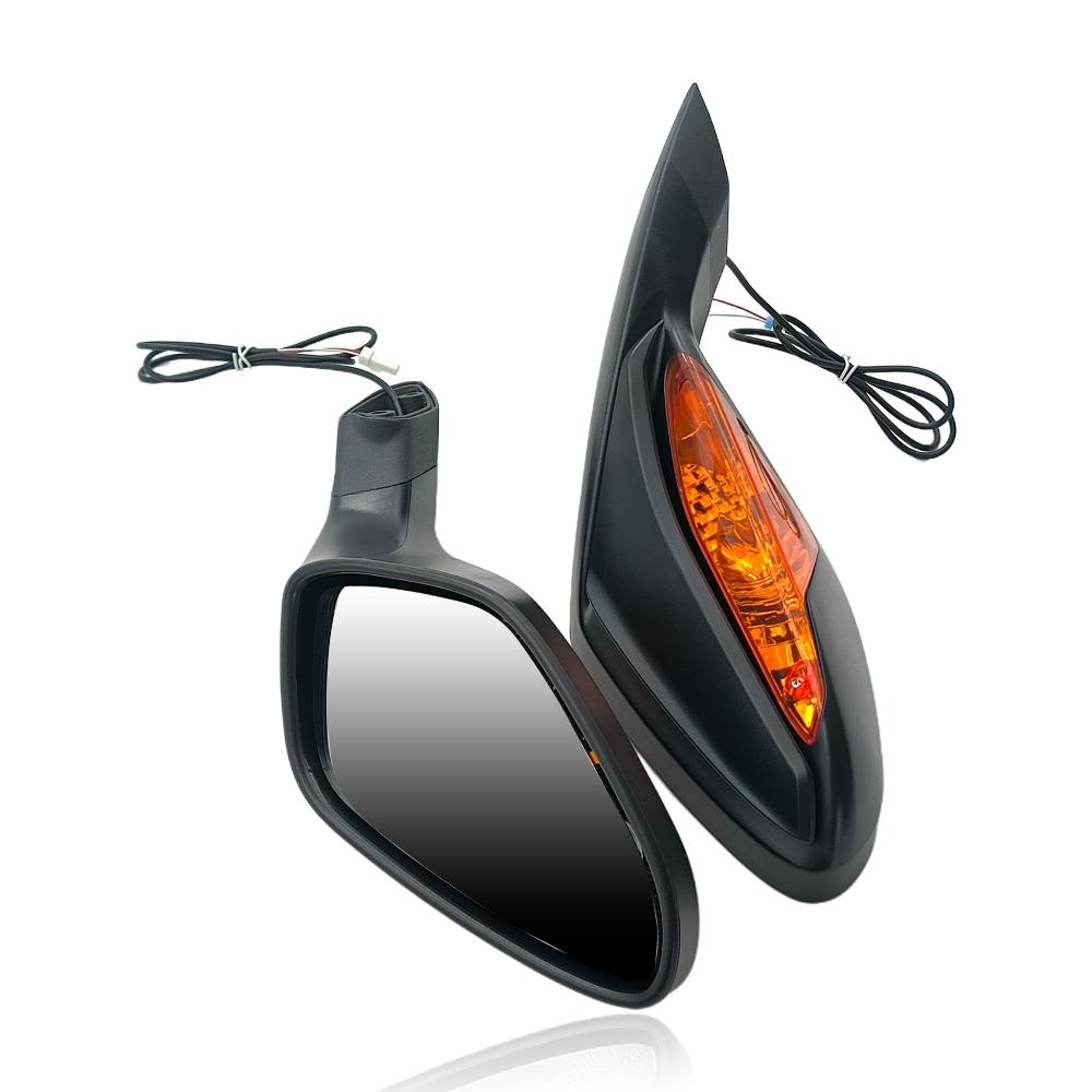 Motorrad Rückspiegel Außenspiegel mit Blinker Licht Für MV Agusta F3 675 800 2013-2020 Motorrad Rückspiegel