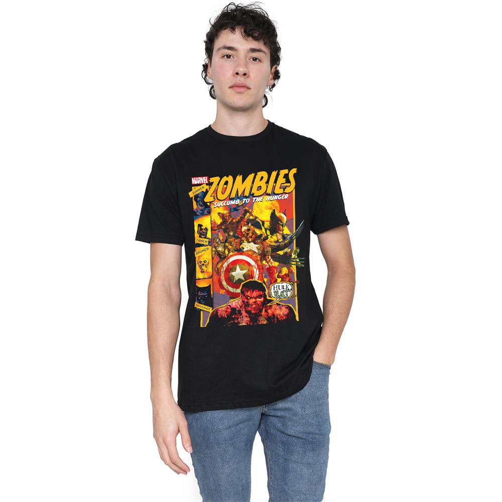 Tricou Marvel Zombies pentru bărbați cu copertă de benzi desenate The Hunger