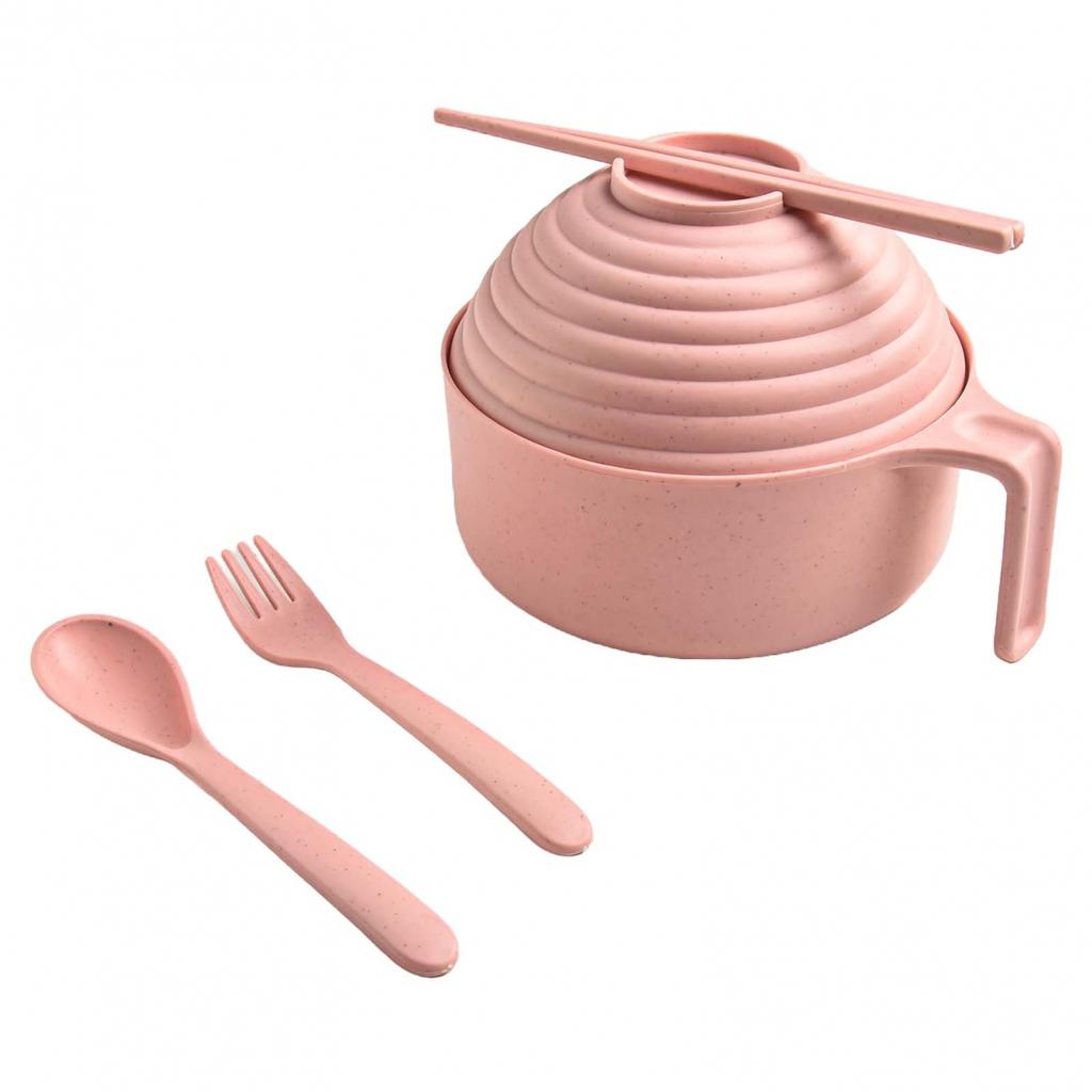 Ensemble de cuiseur à ramen au micro-ondes au design minimaliste pour une expérience culinaire optimale