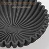 Handicraft Decorative Bowl Ruffle Scalloped Bowls Modern Home Decors Fruit Bowl Decorative Fruit Bowl Stylish Key Bowl