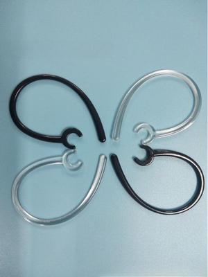 Casque Bluetooth avec crochet d'oreille et cache-oreilles en silicone et embouts multi-calibres (Port C, 5,5 mm, 6 mm)