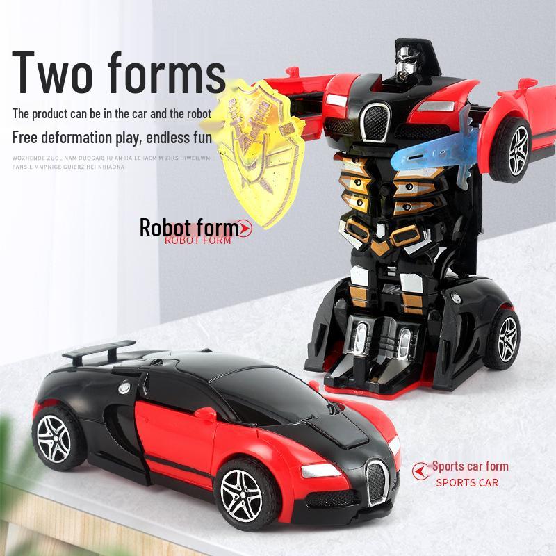 Children's Transforming Robot Car Toy - Educational Gift for Kindergarten