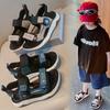 Trendy Summer Boys Sandals, Soft Sole Casual Beach Shoes For Middle and Big Kids