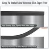 1 Roll 5/3/1m U-Shape Edge Protector Strip Door Edge Protection Strip Glass Scratch resistant,Waterproof Seal Edge Shield