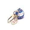 Japanese Cute Lucky Cat Keychains Car Bag Decor Water Sound Bell Pendent Charm