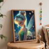 Disney animation Tinkerbell digital oil painting diy handpainted coloring painting home decoration, beautiful fairy art wall decor set