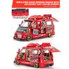 1/24 Scale Wuling Hongguang Modified Version Van Diecast Alloy Car Model for Boys  Kids Toy Vehicles Sound Light Gift Boy Girl Friend