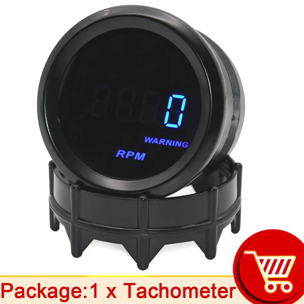 AD Digital Turbo Boost Gauge BAR PSI 52mm Car Water Temp Meter Oil Temp Oil Pressure Gauge Voltmeter Tachometer EGT Gauge Holder