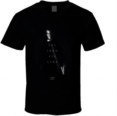 Men T Shirt Jason Bourne Casual Short Sleeve