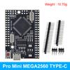 TZT MEGA2560 MEGA 2560 R3 (ATmega2560-16AU CH340G) Placa de desenvolvimento AVR USB MEGA2560 para arduino